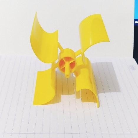 Mini Generator Turbin Turbine Kincir Angin Edukasi Pembangkit Listrik