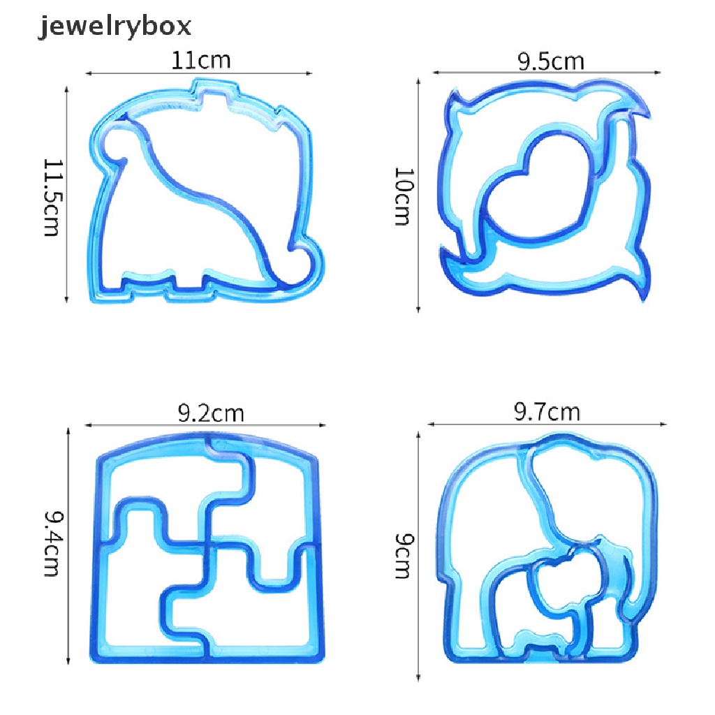 (jewelrybox) Cetakan Roti Panggang / Sandwich / Makanan Untuk Anak