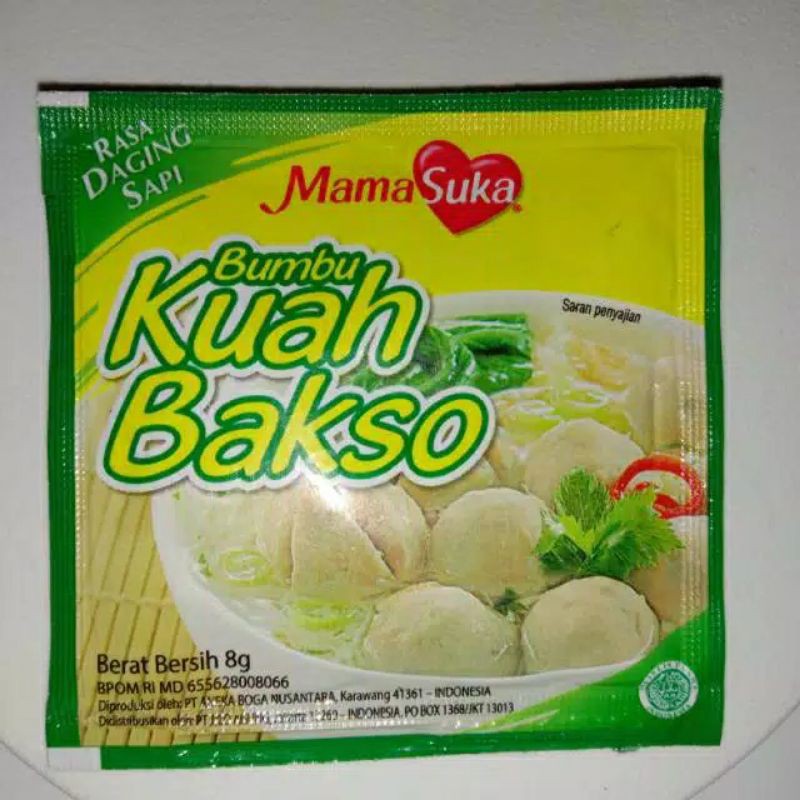 

MamaSuka Bumbu Kuah Bakso - Ecer Per Sachet