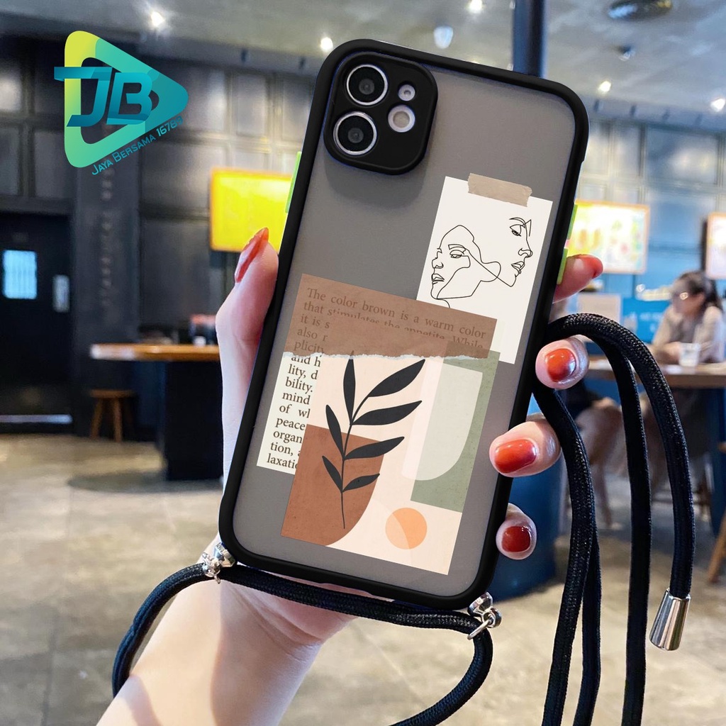 SOFTCASE SLINGCASE DOVE AESTHETIC OPPO VIVO SAMSUNG XIAOMI REALME IPHONE ALL TYPE JB5084