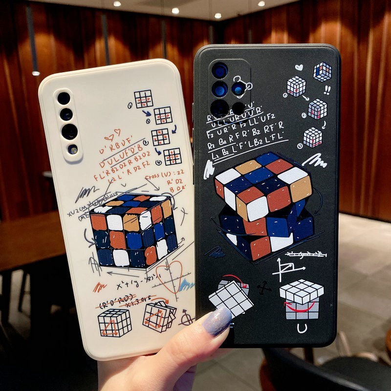 PRINTING LENS PROTECTOR Rubik's cube  Case iphone 6 6s 7 8 plus x xs xr max 11 12 mini 13 pro max 14