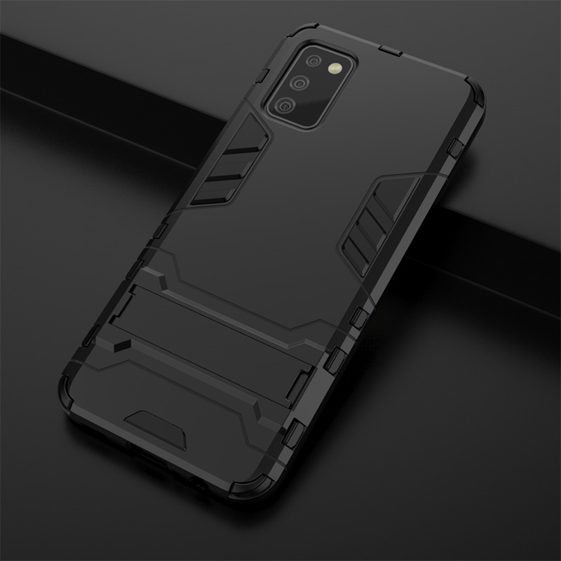 Casing Hard Case Armor Robot Bahan PC + Silikon Slim Anti Knock Untuk Samsung Galaxy A02S A02S