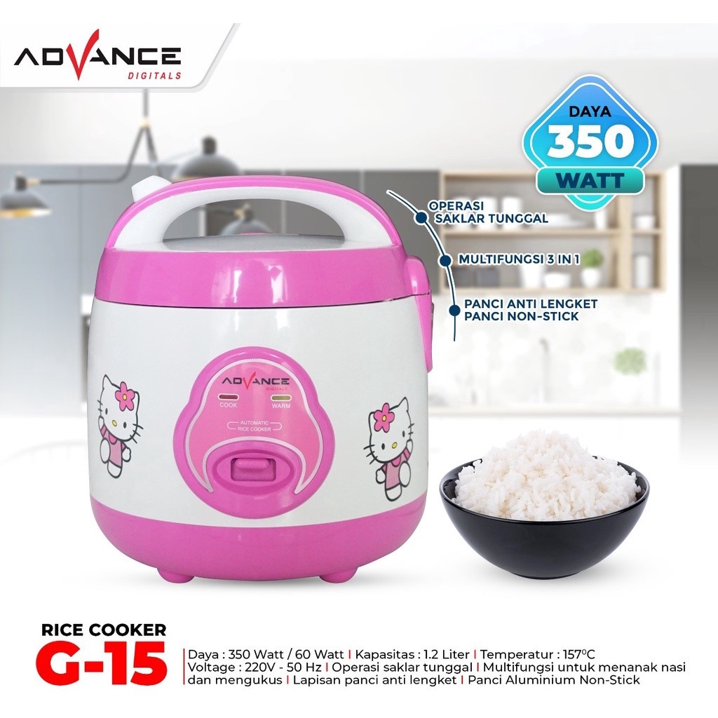 Penanak Nasi Serbaguna Adance G15B HelloKitty