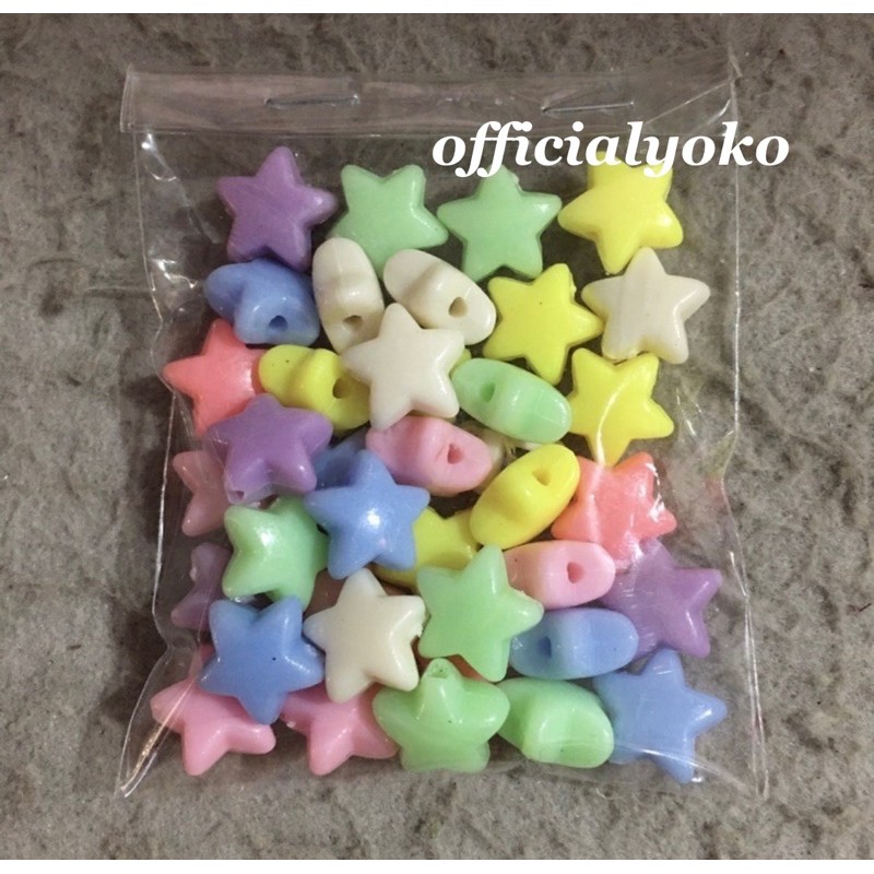 Manik Bintang Kecil Pastel (15gram)