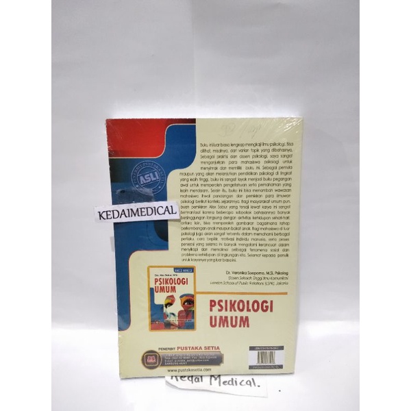 BUKU PSIKOLOGI UMUM EDISI REVISI ALEX SOBUR ORIGINAL