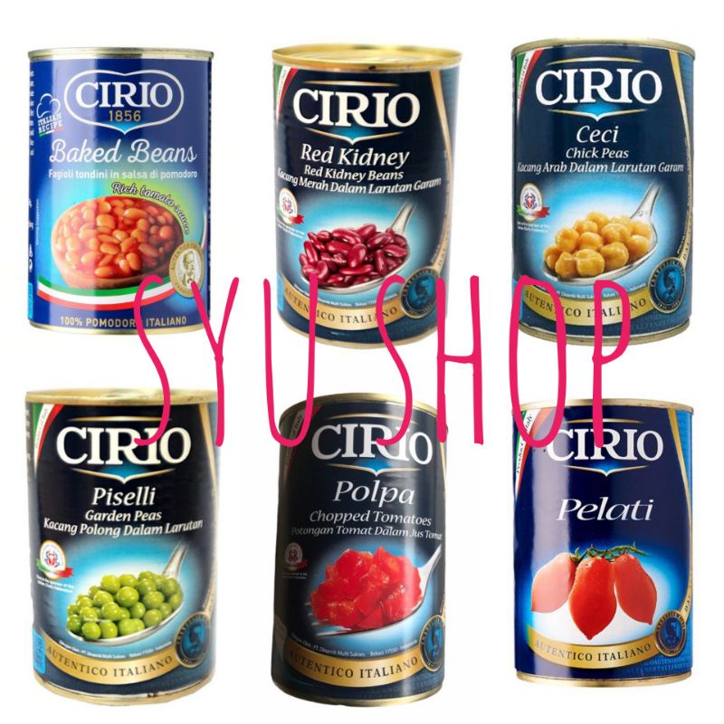 

Cirio pelati polpa whole chopped in tomato sauce green chick peas red kidney bean ceci baked bean kacang tanah polong arab merah tomat kaleng italy