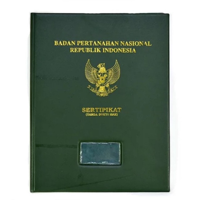 Sampul Hard Cover Sertifikat Tanah Terlaris