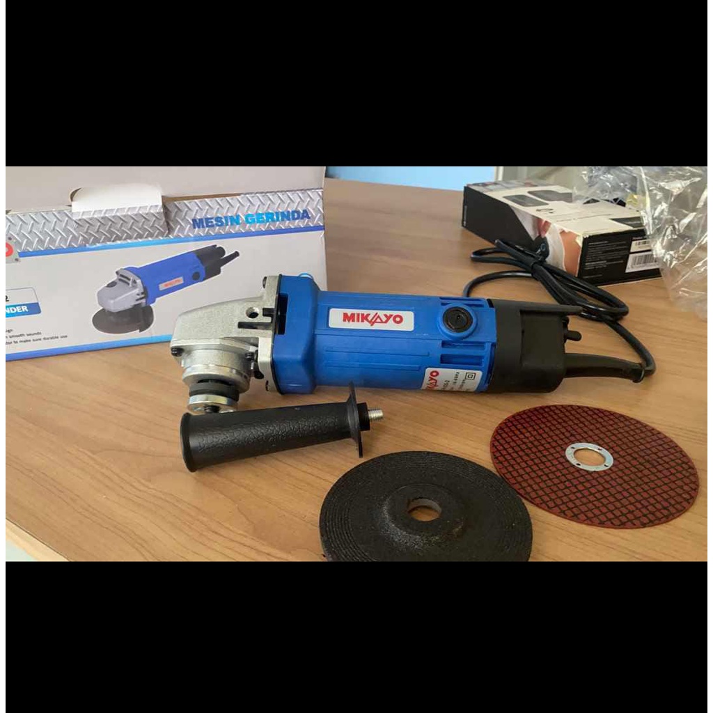 free mata potong GERINDA TANGAN GRINDA GRENDA Angle Grinder Mesin Gerinda Tangan 4&quot; MESIN GERINDA RYU