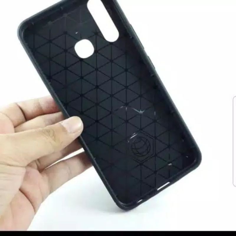 Case Vivo Y19 Carbon Fiber Premium Case Ultimatte