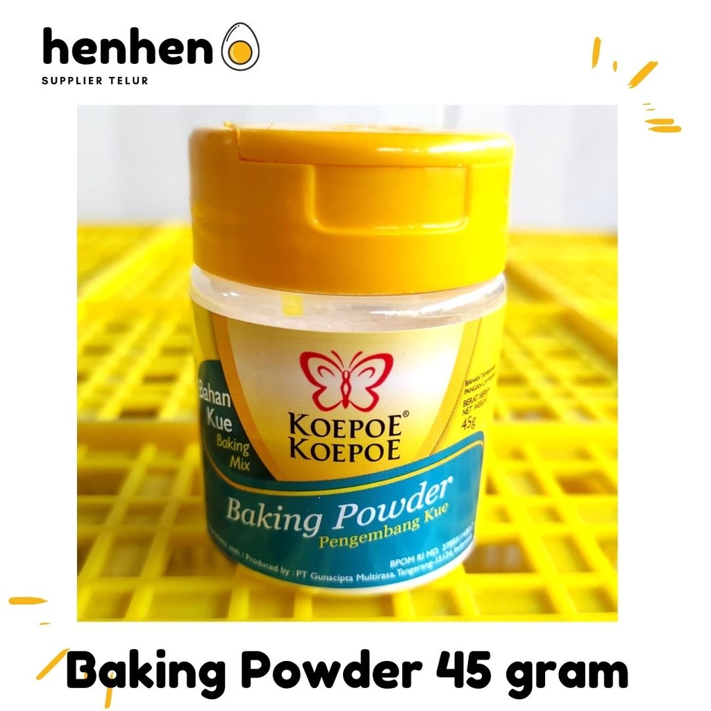 

BAKING POWDER KOEPOE KOEPOE 45 Gram