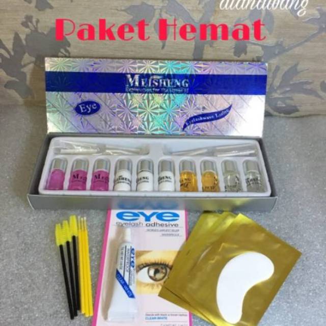 Paket Obat Keriting Bulumata/ Lash Lift Kit Meisheng Original