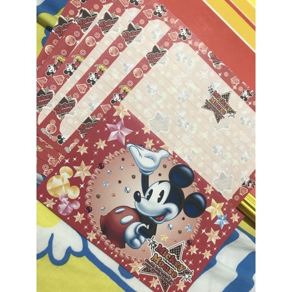 

MICKEY MOUSE DISNEY LETTER SET KERTAS SURAT MEMO STICKY NOTE NOTEPAD STATIONERY