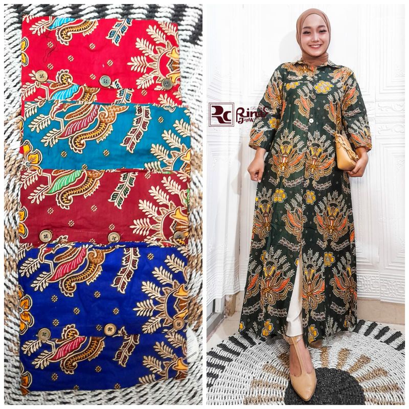 Midi/Outer Gamis Batik