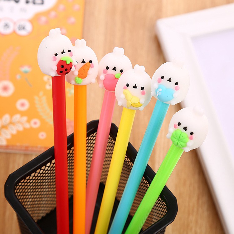 

PEN PENA MOLANG PEGAN BUAH CATTY PULPEN GEL KARAKTER BABY MOLANG LUCU MURAH
