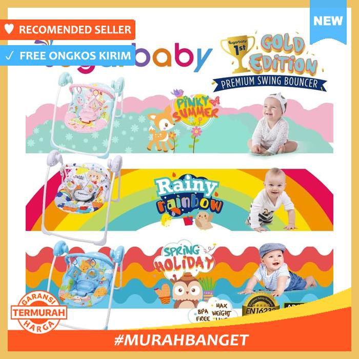 SUGAR BABY SWING / AYUNAN ELEKTRIK SUGARBABY / AUTOMATIC SWING BOUNCER
