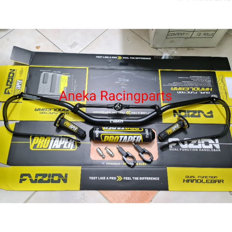 stang fatbar protaper fuzion hr satu set handguard handgrip palang busa motor universal