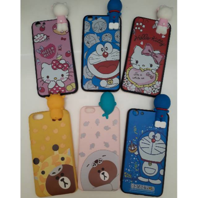 (Vivo y69)Silicon softcase boneka intip