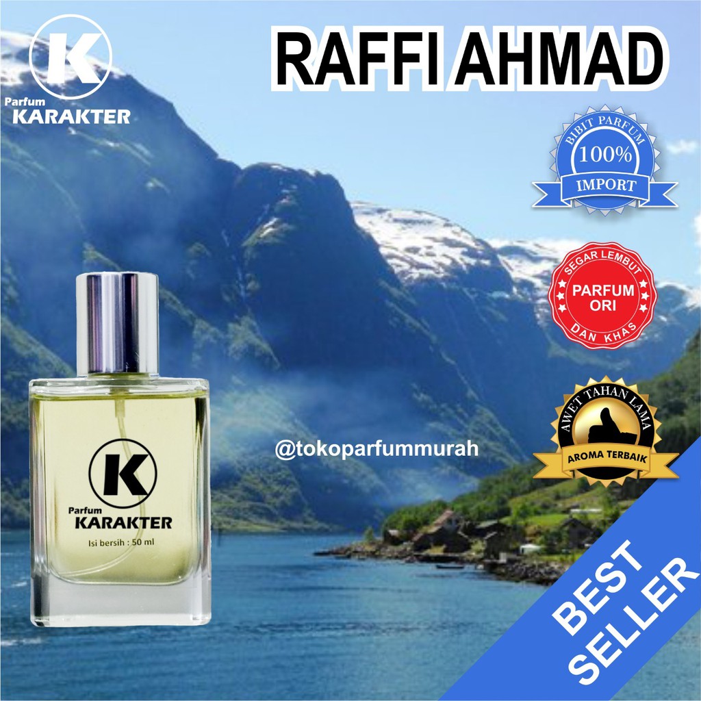 Bisa Cod | Parfum Cowok Aroma Raffi Achmad  Bibit Parfum Import Wangi &amp; Tahan Lama  Kemasan 30ml