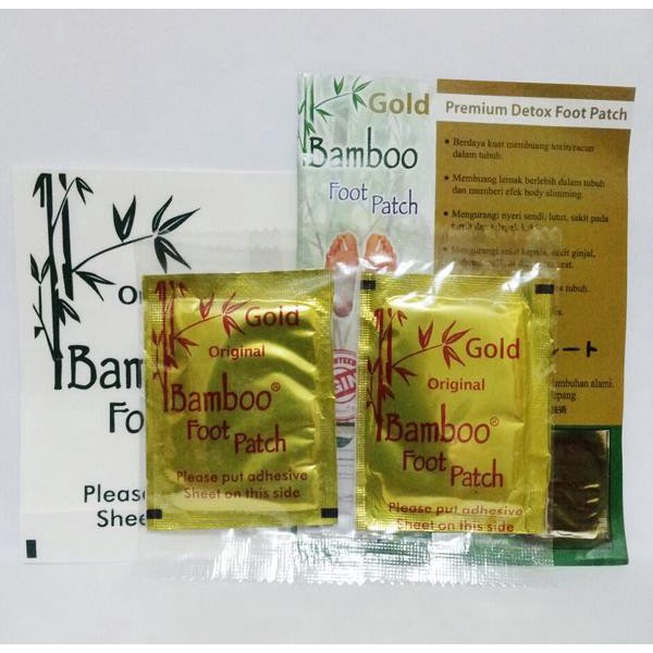 Koyo Penyerap Racun Tubuh - Detox Foot Patch Gold Original Bamboo