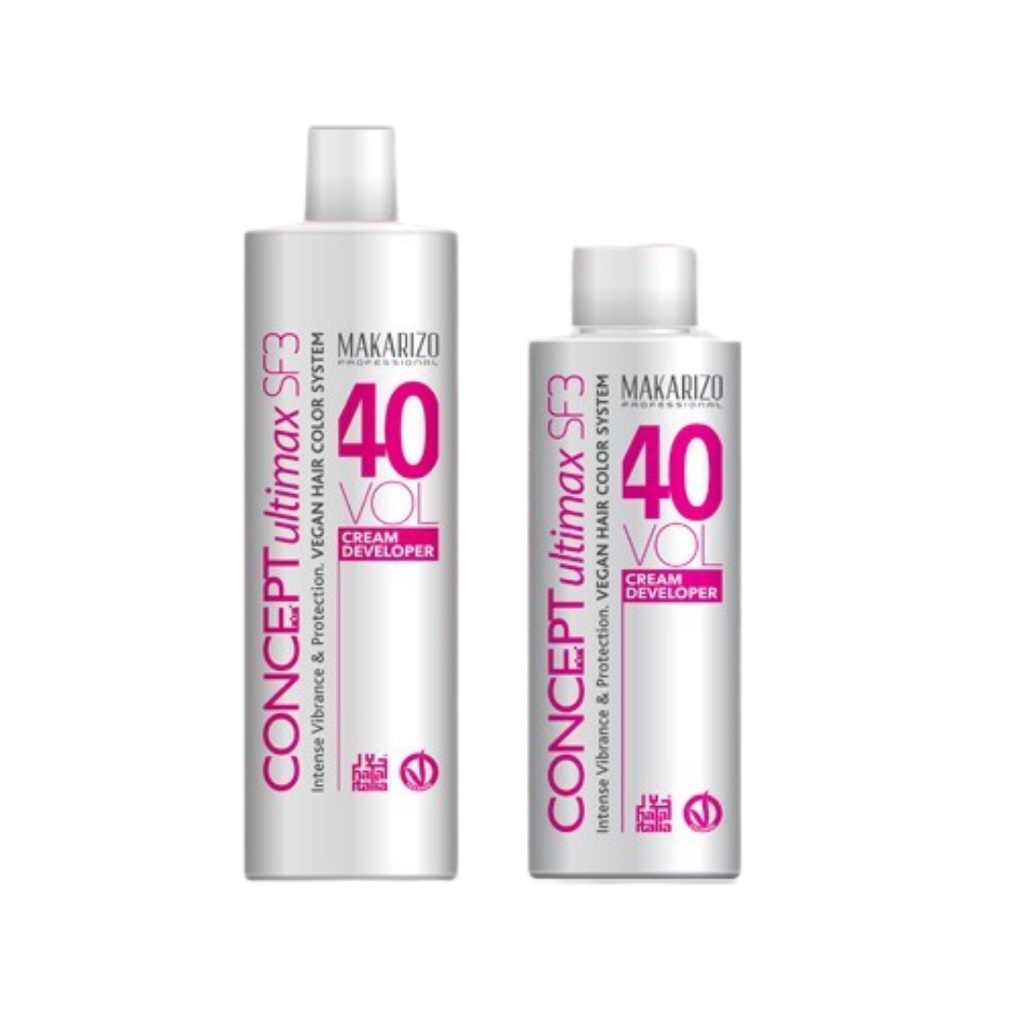 ★ BB ★ Makarizo Professional Concept Ultimax Cream Developer SF3 40 Volume Bottle 135mL - 1000mL | Pewarna Rambut