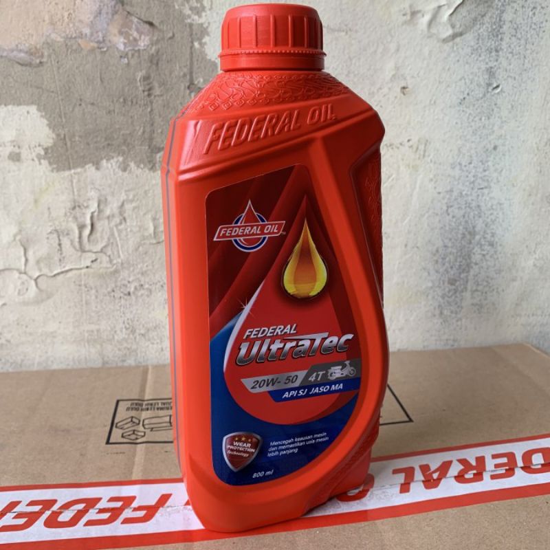 FEDERAL ULTRATEC 0,8L ISI 24 OLI MOTOR OIL 20W-50 4T API SJ MA