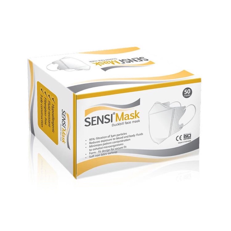 masker sensi 50 pcs 1 box