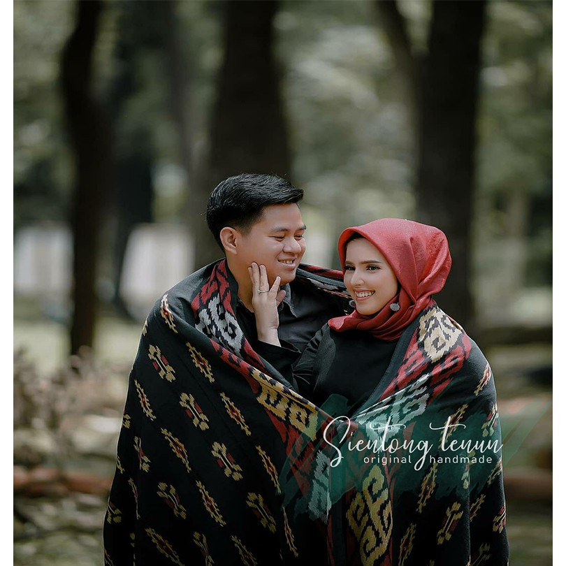 Free Gelang Free ikat Kepala dan Gelang Kain Tenun Traditional Blanket | Tenun Ethnic | etnik BL297