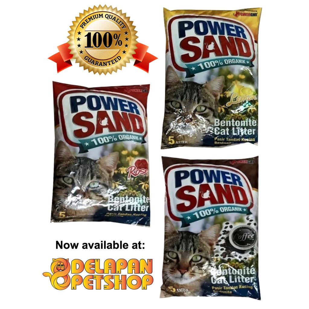 POWER SAND Cat Litter 5L Pasir Kotoran Kucing Shopee Indonesia