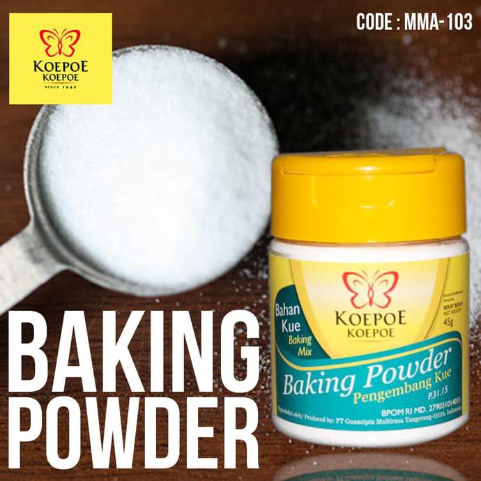 

31.87-Kue- Baking Powder Koepoe Koepoe 45G - Pengembang - Mma-103 -Terlengkap-Termurah-Dijamin.