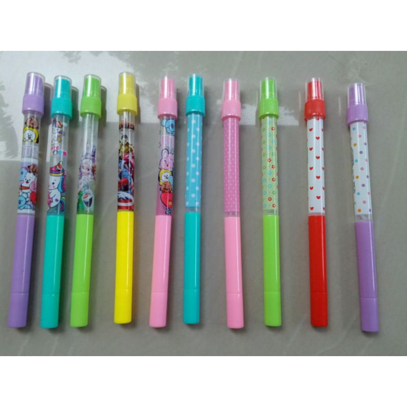 

Bolpoint gel + handsanitizer karakter