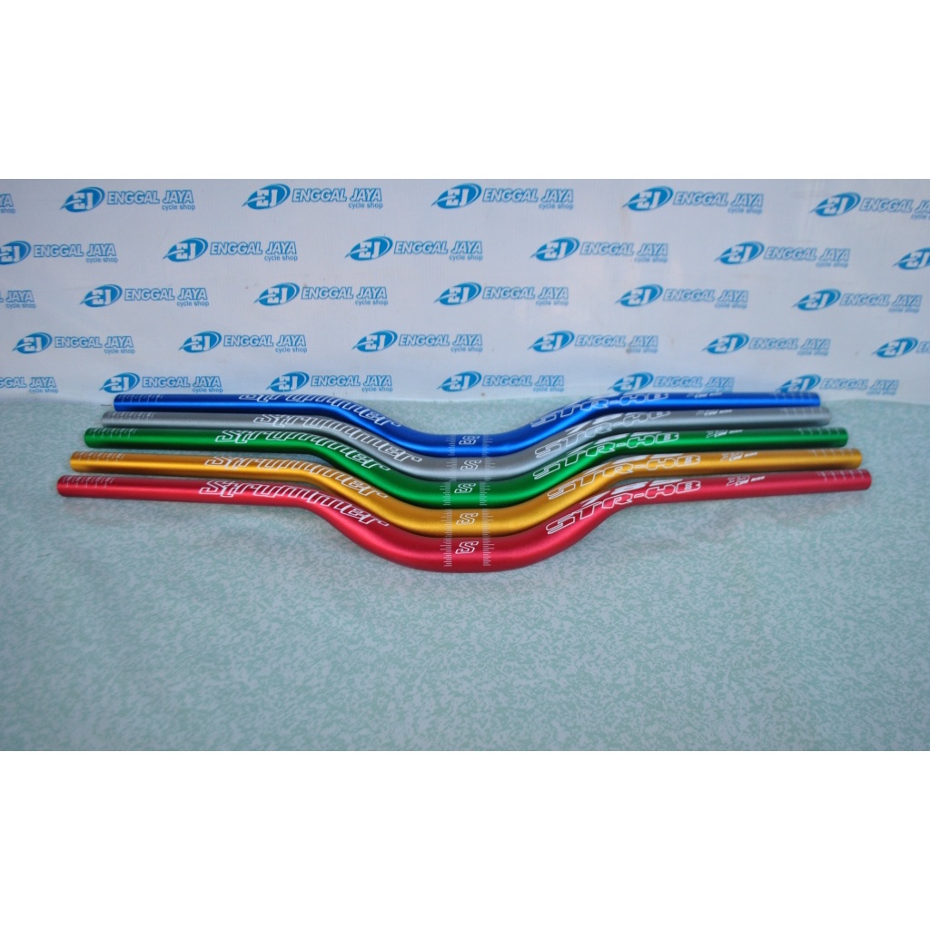 Handlebar Stang Sepeda MTB Strummer 785mm Alloy Warna New Design Taiwan Oversize 31.8 - Handle Bar P