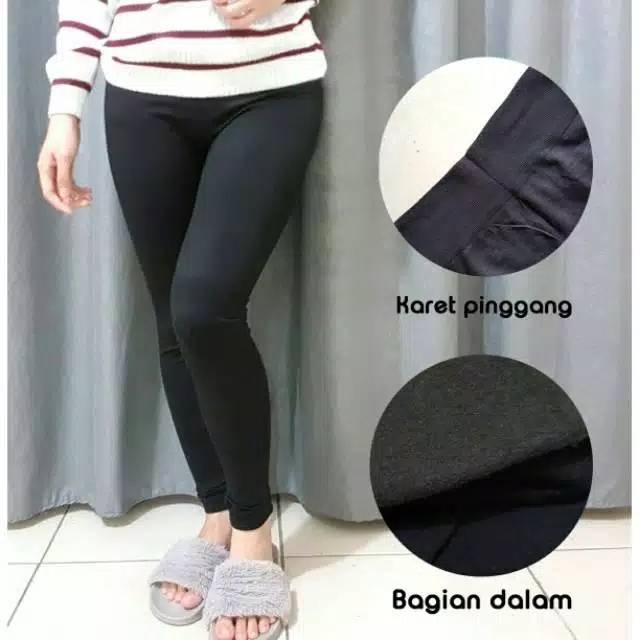 Legging polos dewasa import / legging high waist / legging import