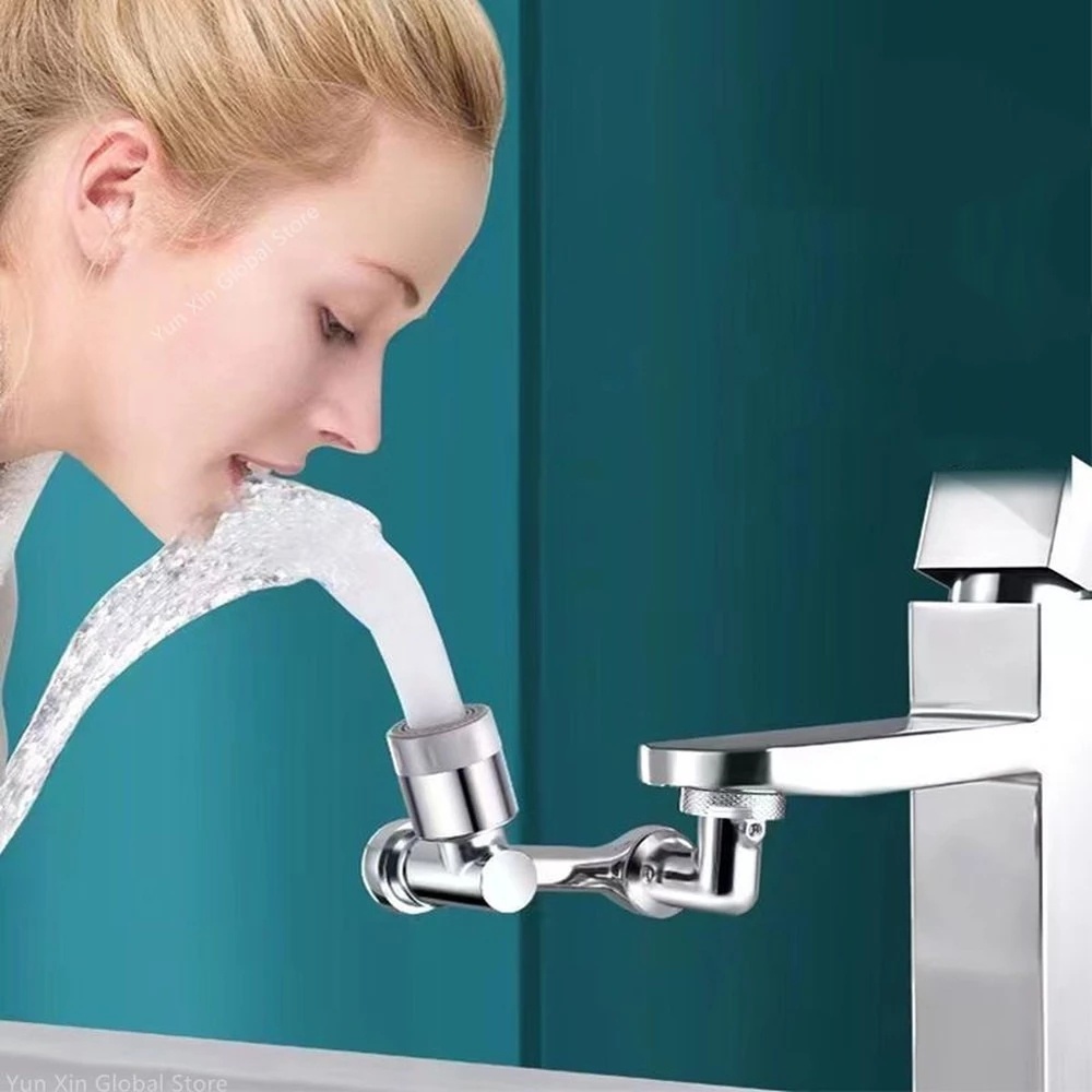 Extender Keran Air Universal 1080 Derajat Model Putar Fleksibel Untuk Dapur / Kamar Mandi