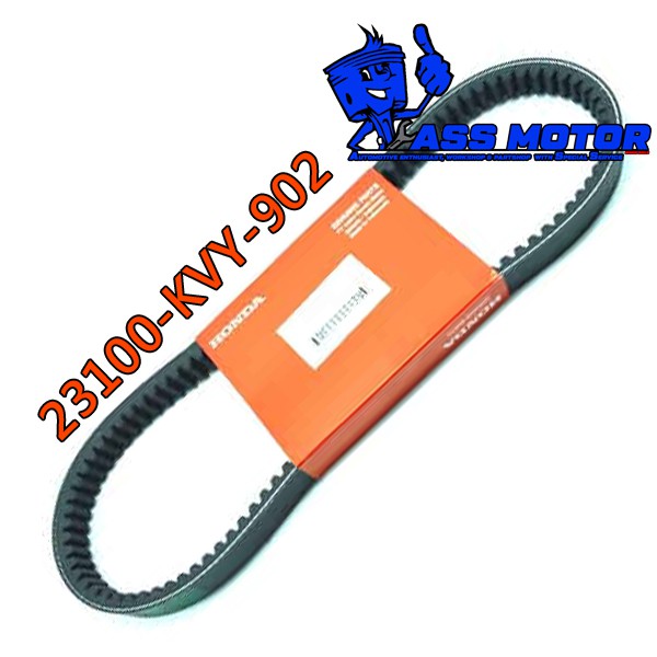 VAN BELT v belt ONLY BEAT KARBU, SCOOPY KARBU, SPACY KARBU & Revo AT 110 New 23100-KVY-902 V BELT BE