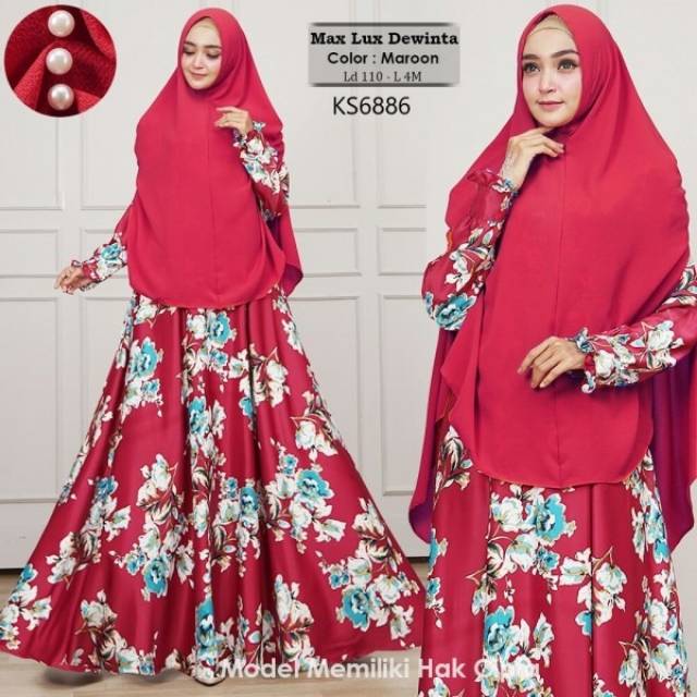 Busana muslim gamis syar'i muslimah