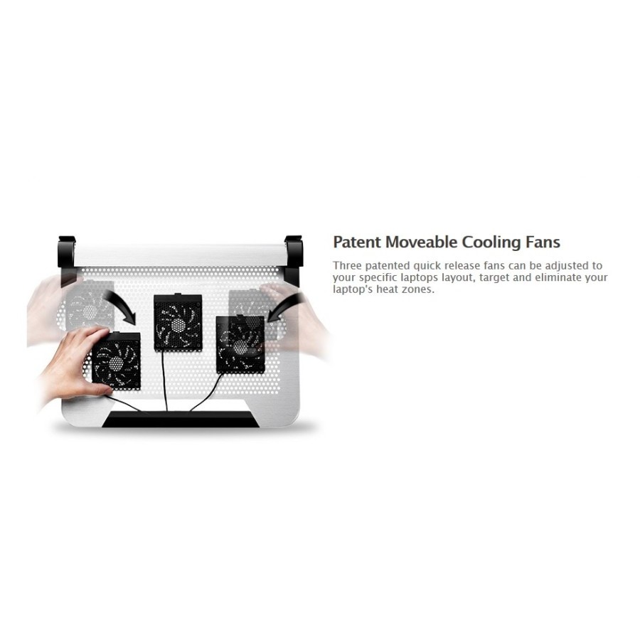 Notebook Cooler Fan - Cooler Master - Notepal U3 PLus CoolingPad