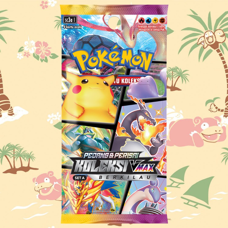 Set 7A Booster Box Pokemon TCG Indonesia Pedang & Perisai