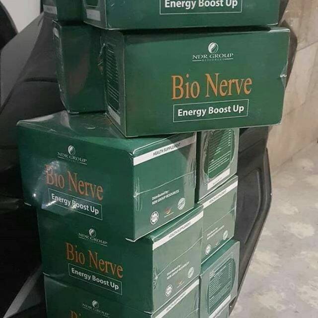 Bio nerve 100% asli malaysia harga 6 botol