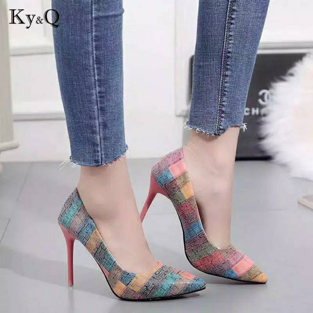 Spatu high heels import