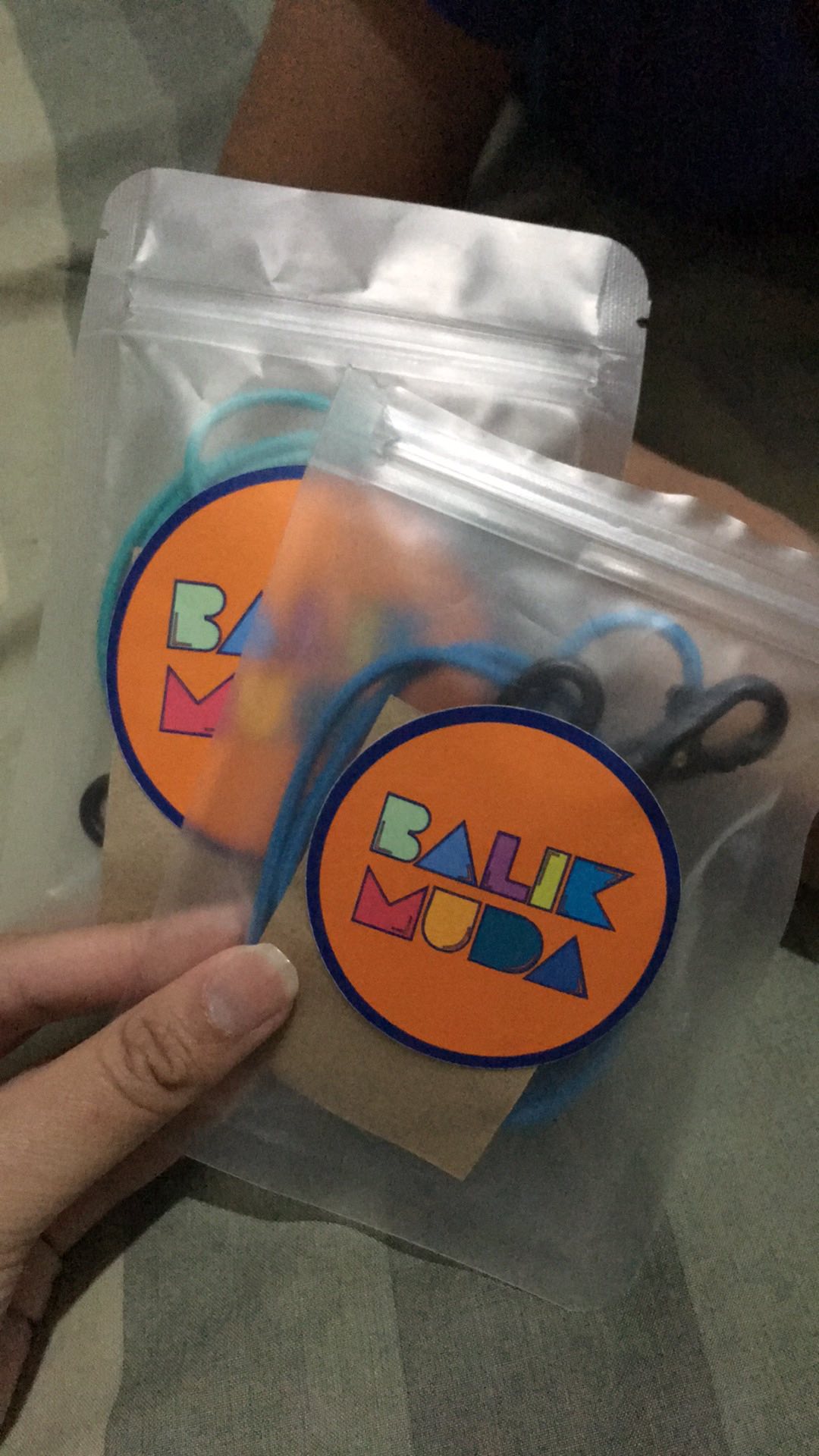 Tali Masker / Strapmask / Biru Muda