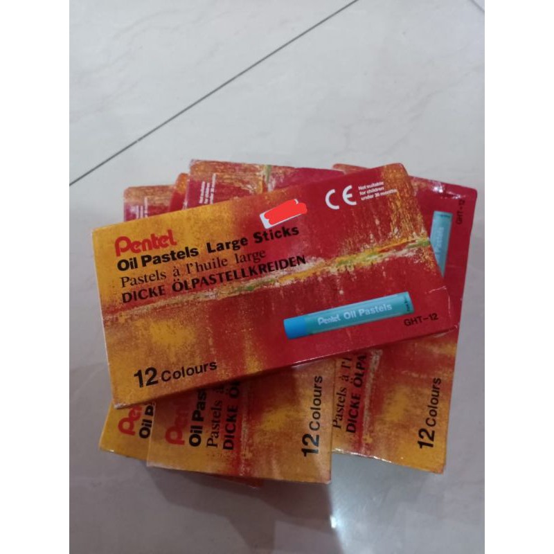Crayon Pentel 12 warna
