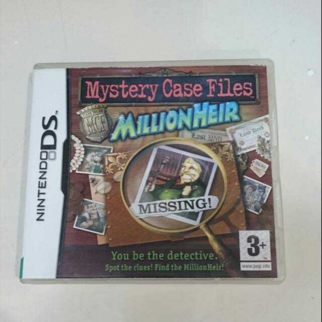 Game Original Nintendo DS DSi DS XL Second / Bekas Mystery Case Files