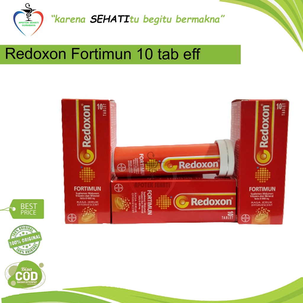 REDOXON FORTIMUN TAB EFFERVESCENT VIT C DAYA TAHAN TUBUH