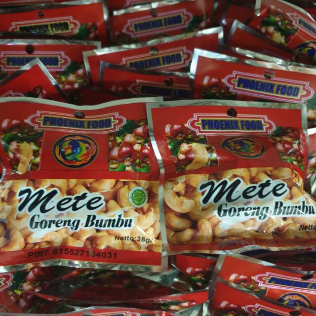 

Kacang mete aneka rasa 38 gr. cemilan