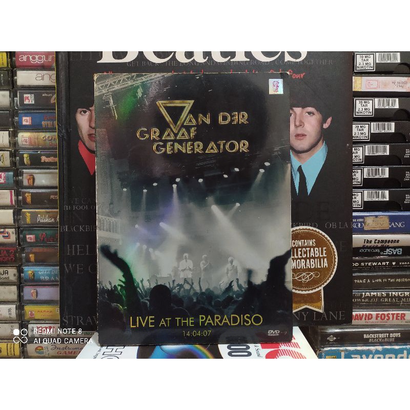 DVD Hong Kong : VAN DER GRAAF GENERATOR - LIVE AT THE PARADISO.
