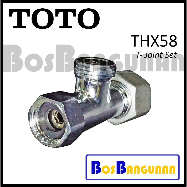 Konektor T Joint / Cabangan Jet Shower TOTO THX58 / Tee Joint TOTO / TOTO T-Joint Set for Eco Washer