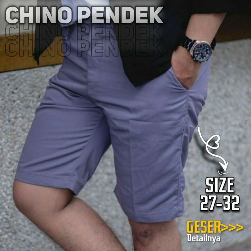 Celana Pendek Pria Distro Jeans Dewasa Santai Murah Chino Chinos Surfing Hitam Premium Terbaru Impor