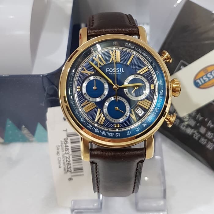 Jam Tangan Pria Merk Fossil Original FS 5148 / FS5148 Leather