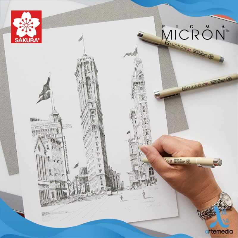 

SAKURA PIGMA MICRON GRAY COLOR DRAWING PEN PULPEN SPIDOL GAMBAR WARNA ABU