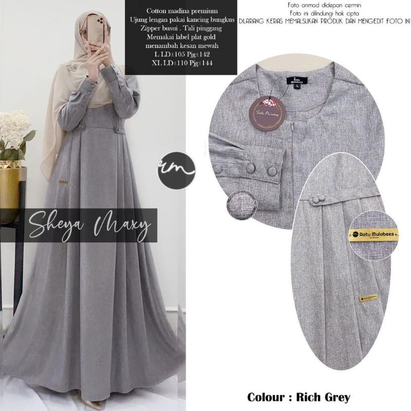 gamis wanita sheya maxy